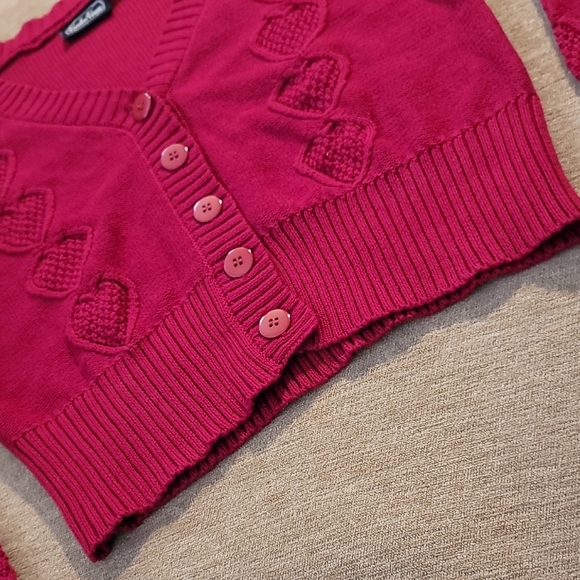 Voodoo Vixen Heart Knit Cardigan - Picture 5 of 16